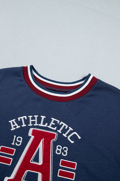 Sail Blue Athletic Graphic Sweatshirt