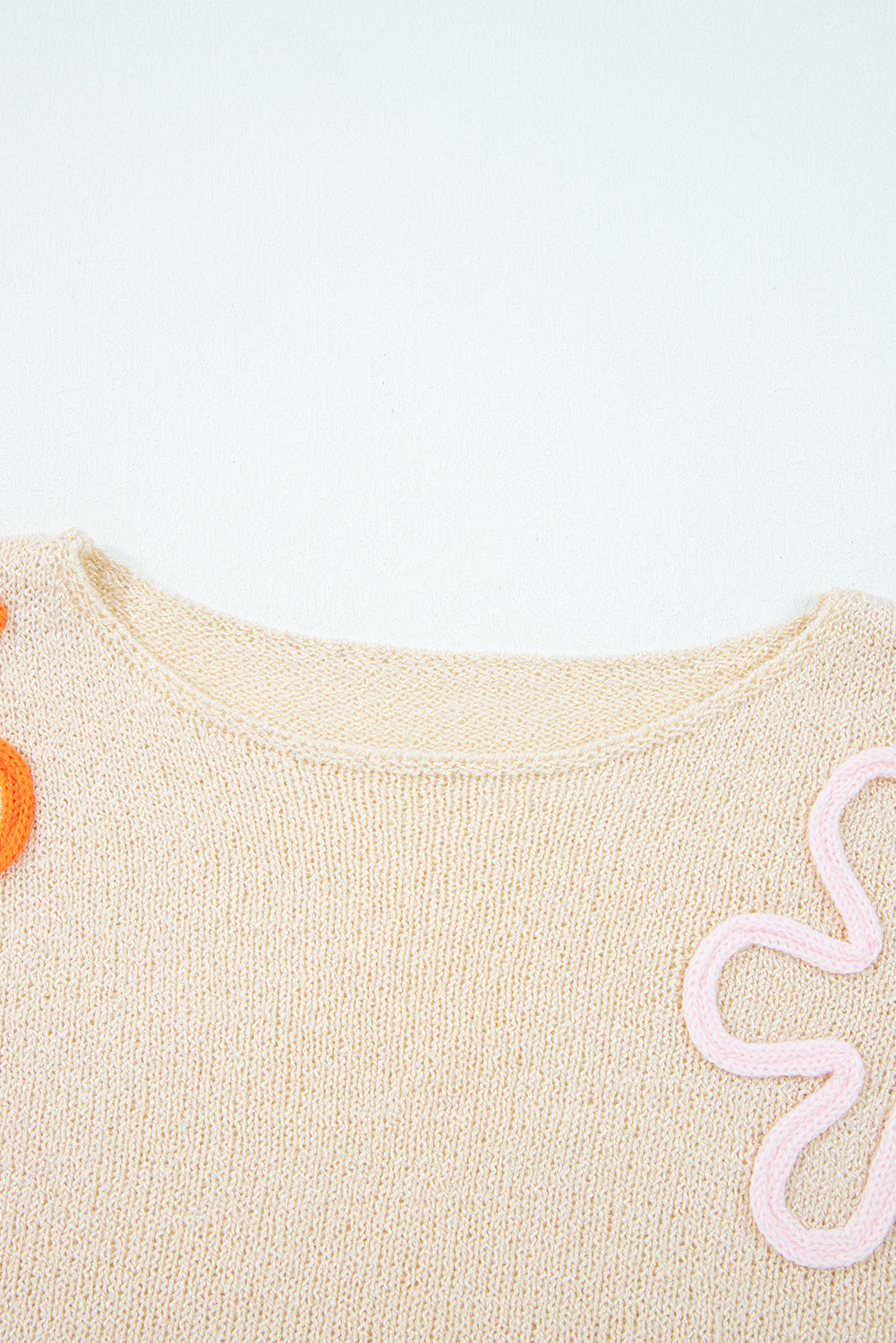 Jet Stream Floral Color-Block Sweater