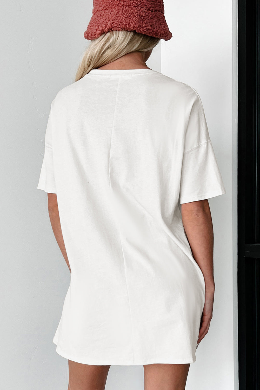 White Relaxed Tunic T-Shirt