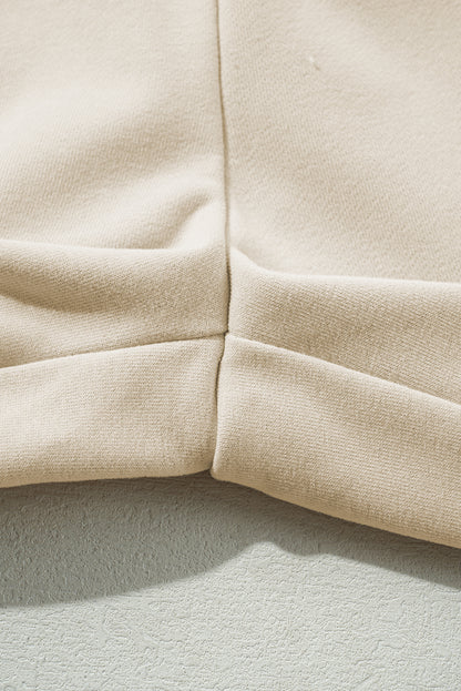 Apricot Drawstring Wide-Leg Pants