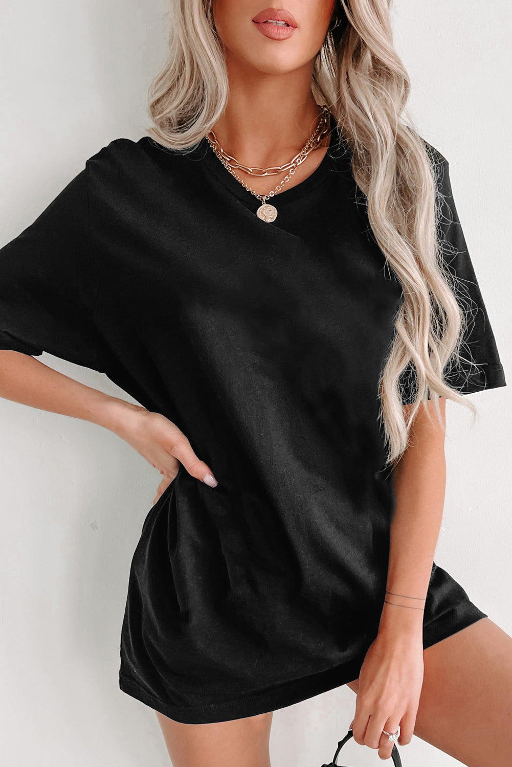 White Relaxed Tunic T-Shirt
