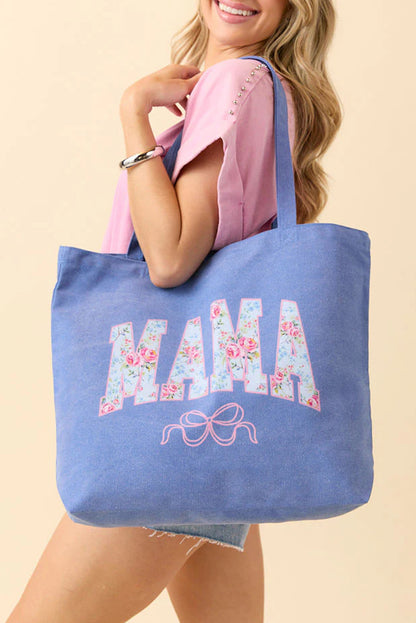 Black All-American Rodeo Graphic Tote Bag