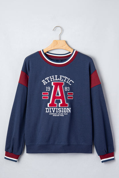 Sail Blue Athletic Graphic Sweatshirt