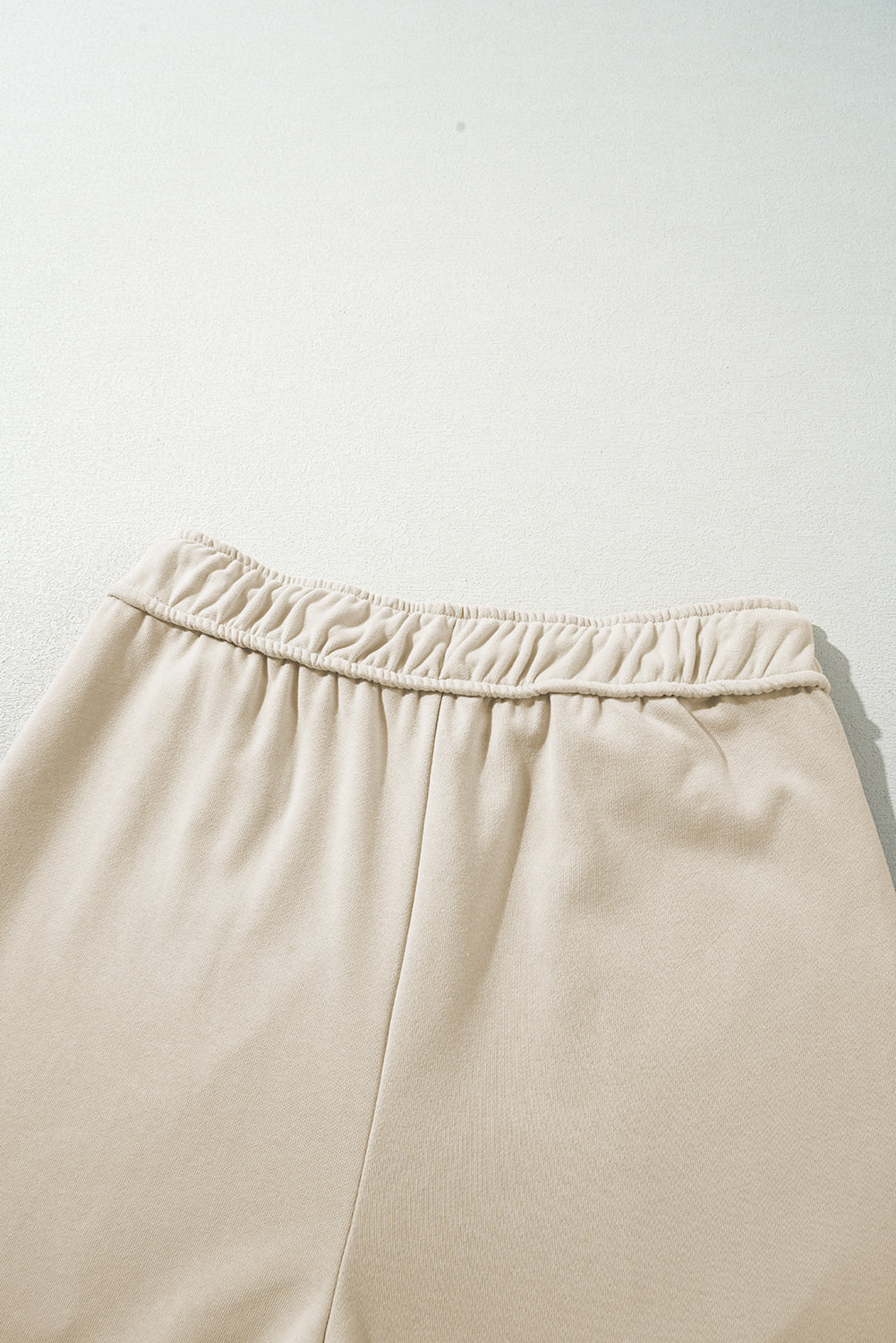 Apricot Drawstring Wide-Leg Pants