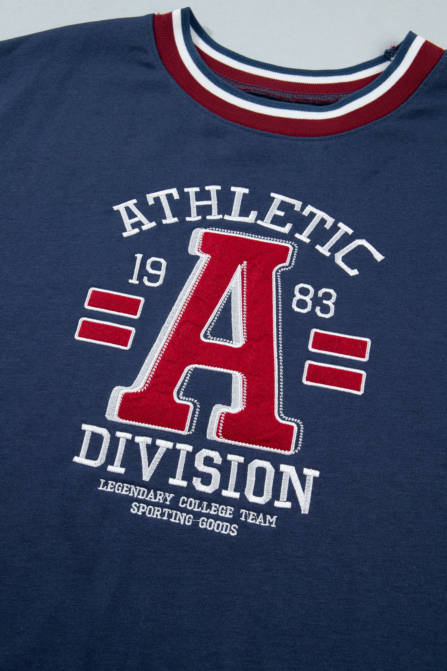 Sail Blue Athletic Graphic Sweatshirt