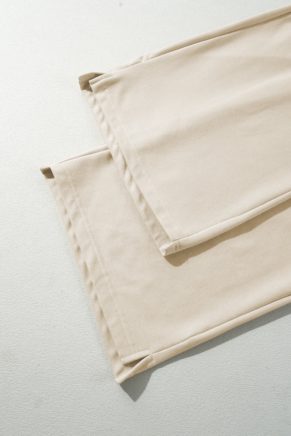 Apricot Drawstring Wide-Leg Pants